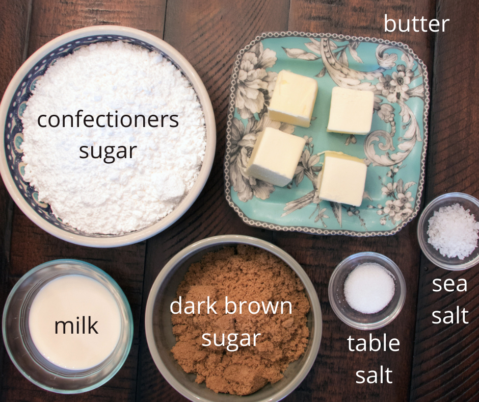 Salted Caramel Ingredients