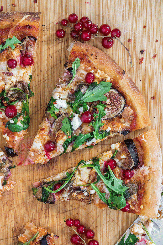 Anchovies, goat cheese and figs aren't just toppings for salads - add this delicious combination on top of a scrumptiously crisp, thin crust pizza and you have a homemade gourmet pizza that everyone will be raving about!