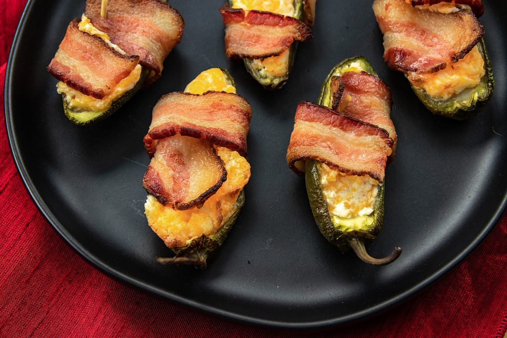 Jalapeno Poppers on serving plate