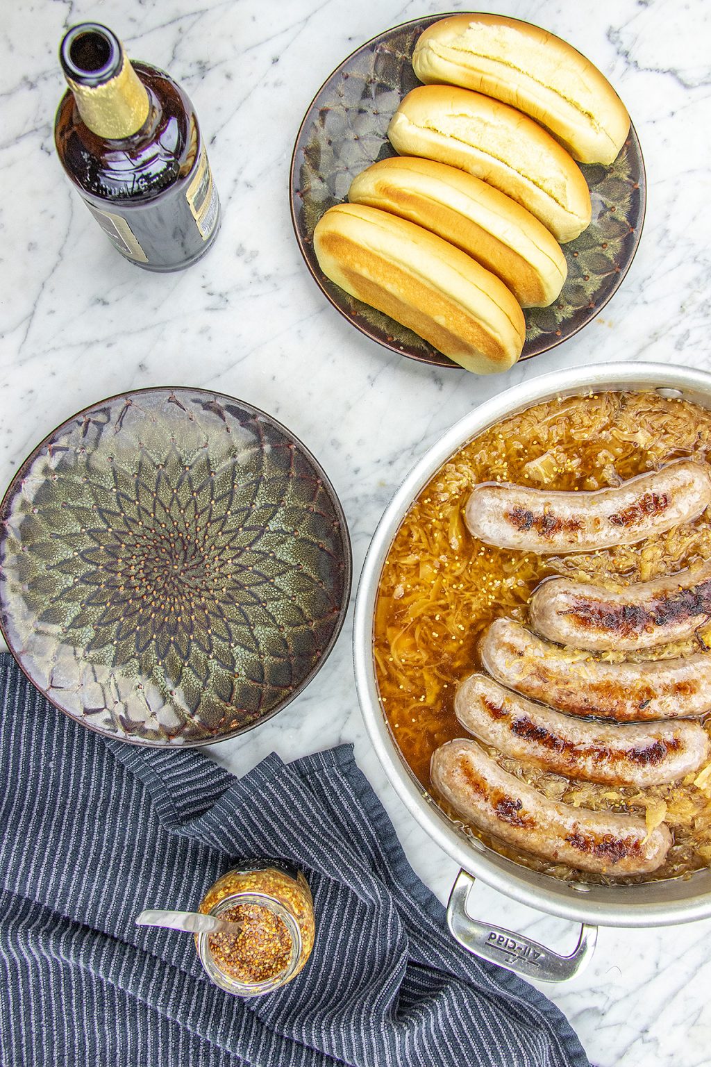 How to Pan Fry Bratwurst Beer Brats Clove and Cumin
