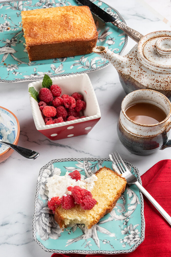 Old Fashioned Pound Cake - Tea Party 2