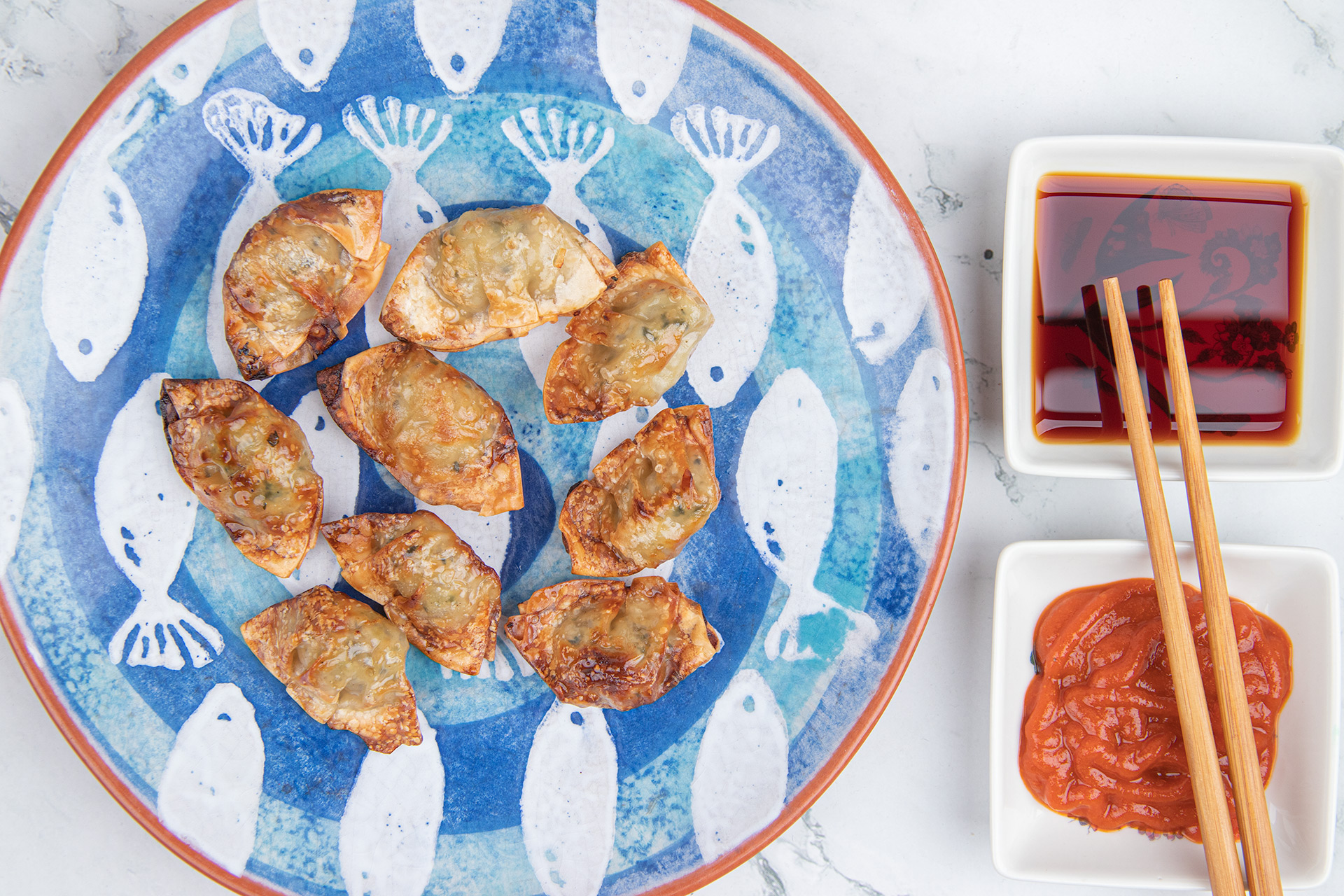 How To Make Air Fryer Mini Wontons Clove and Cumin